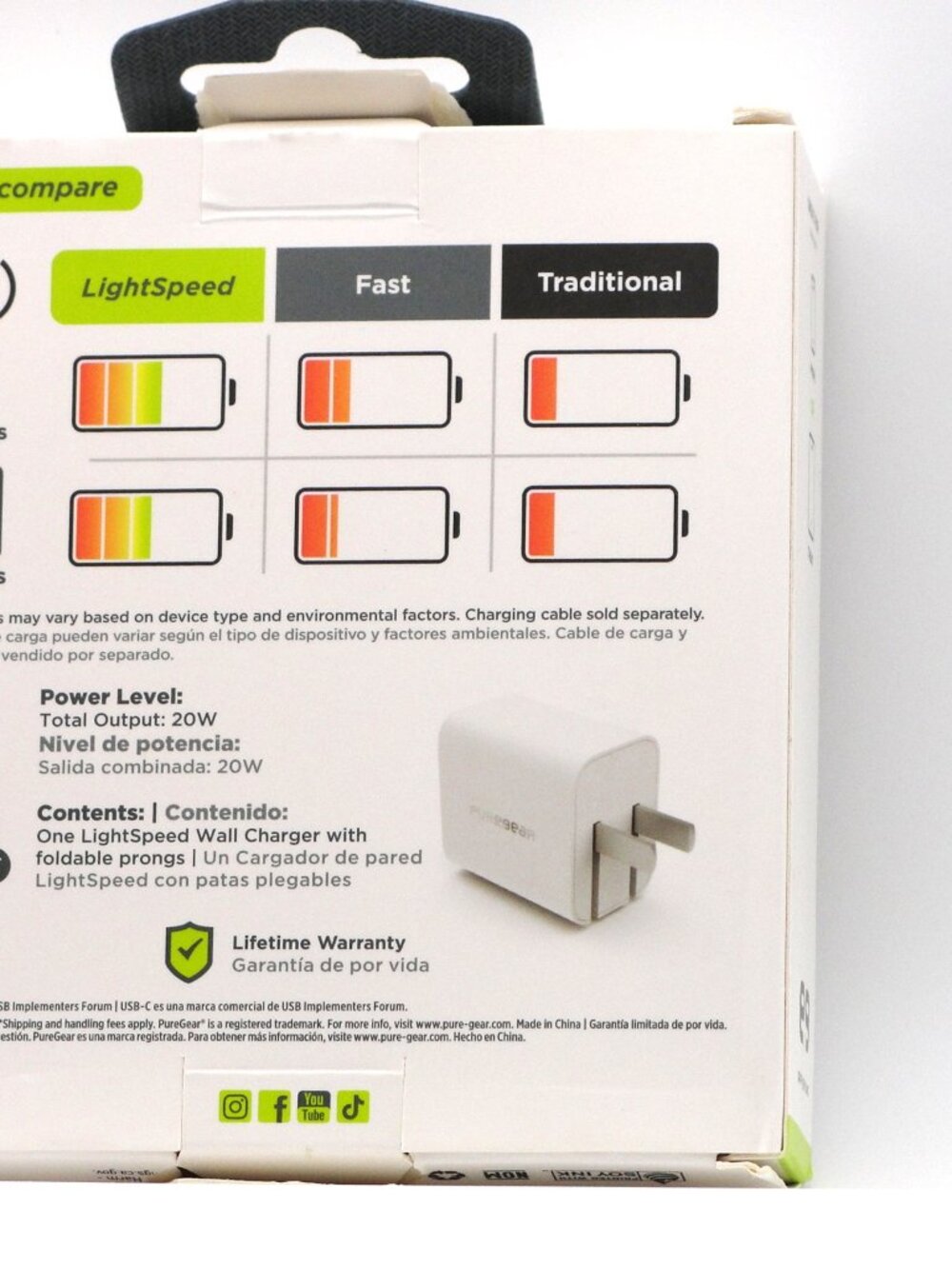 PureGear 20W USB‑C Fast Charger • NWT • Fast PD Adapter for iPhone & Samsung - Picture 5 of 7